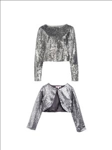 Sparkling Sequin Bolero Jacket