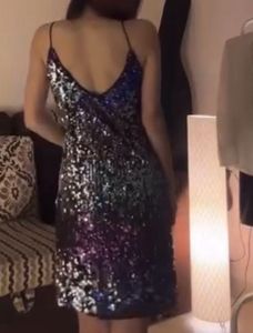 Multicolor Sequin Bodycon Dress | Party Wear |