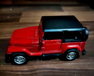 Red Jeep Diecast Model