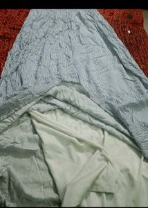 Blue Striped Maxi Dress