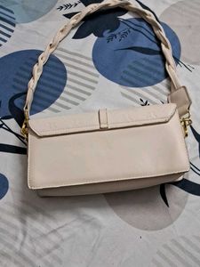 Elegant Shoulder Bag with Braided Strap