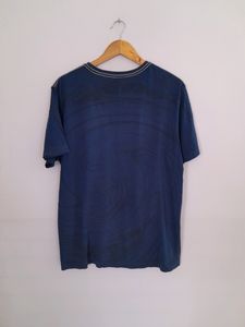 Navy Blue Printed T-Shirt (Men's)