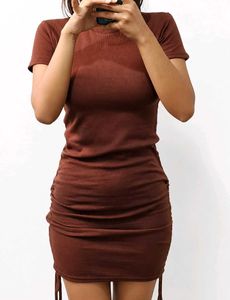 Women's Ruched Bodycon Dress