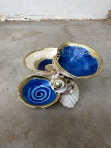 Og Seashell Trinket Dish Decor