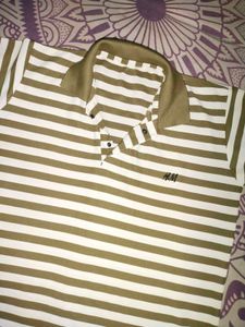 Men's Striped Polo T-Shirt