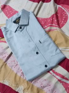 Men's Light Blue Casual Shirt