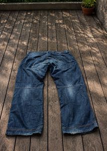 Men's Distressed Blue Jeans