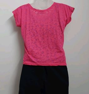 Pretty Pink Crop Tshirt 👕