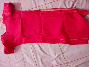 Vibrant Pink Embroidered Kurta