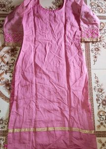 🌺Bright Pink Embroidered Suit Set with Inner 🌺