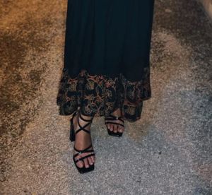 Black Strappy Heels