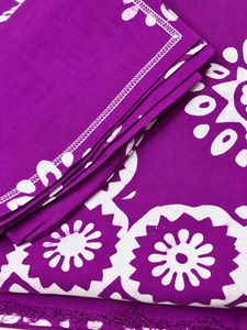 Batik print Bed Cover with pillow covers