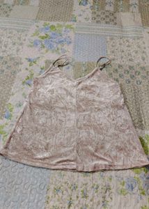 Crushed Velvet Camisole Top