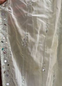 Pastal green mirror work skirt suit Set😍