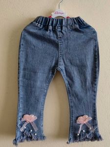 Adorable Girls' Denim Jeans