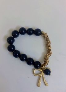 Chic Beaded Bracelet with Charm