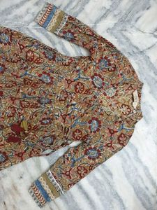 Kalamkari handblock Printed Cotton Maxi