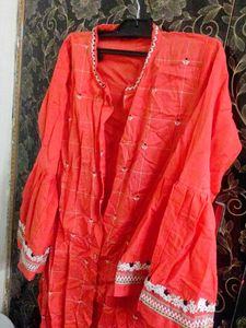 Elegant Red Kurta