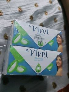 Vivel Aloe Vera Soap (2 packs of 4 each)
