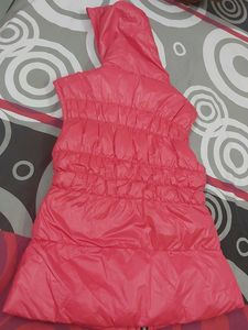Without Sleeves Warm Jacket For Girls