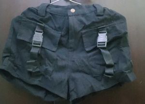 Black Cargo Shorts