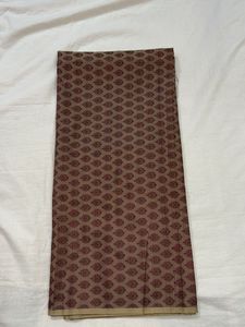 🤎Mauve Banarasi Fabric with zari work