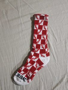 3 Chrome Hearts Checkerboard Socks Large