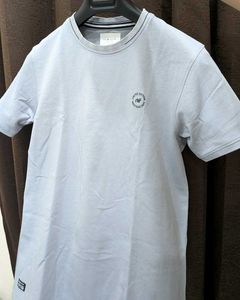 Men's Light Blue Graphic T-Shirt