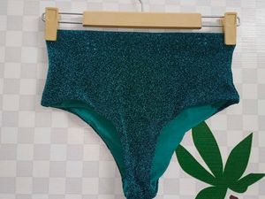 (1300)Sparkling Green Swim Bottom