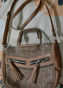 Brown Monogram Crossbody Bag
