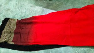 price drop.  Elegant Red &amp; Maroon Saree