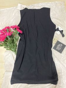 vintage sequins black dress