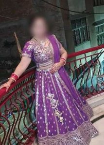 Stunning Purple Lehenga Choli