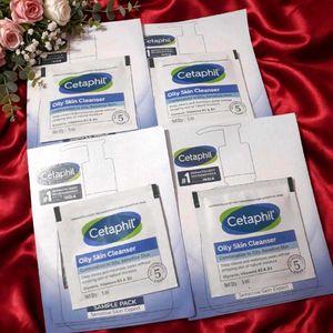 4 Cetaphil Oily Skin Cleanser Sample Packs