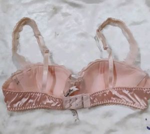 Satin Lace Bra