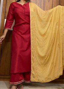 Maroon Kurta set|Price ⬇️ by 40‼️