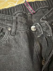 Black Wash Denim Jeans