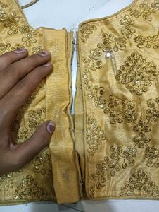 Golden Embellished Blouse