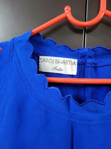 Vibrant Blue Sleeveless Top