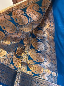 Vibrant Yellow Silk Saree