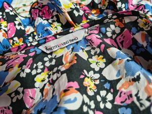 Floral Print Crop Top