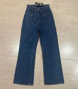 New Classic Blue Denim Flared Leg Jeans