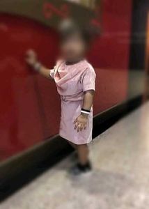 Cute Pink body fit dress