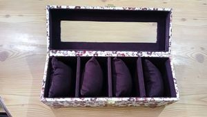 Floral Watch & Jewellery Box