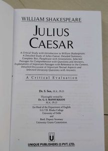 Julius Caesar: A Critical Evaluation