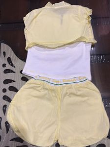 Cute Butterfly Print Girls Outfit