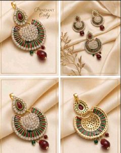 Exquisite Kundan &amp; Pearl Drop Earrings