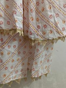 Beautiful flowerle cotton long dupatta