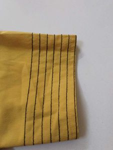Mustard Yellow Embroidered Kurta