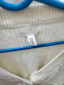 H&amp;M Knit Cardigan with Gold Buttons